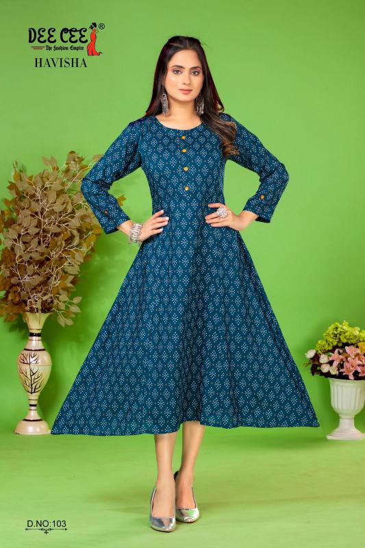 DEECEE HIVISA Kurti Wholesale catalog