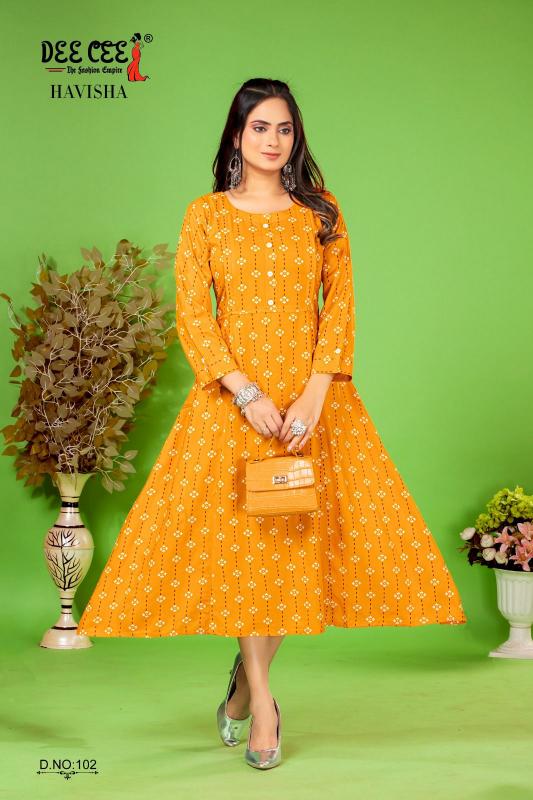 DEECEE HIVISA Kurti Wholesale catalog