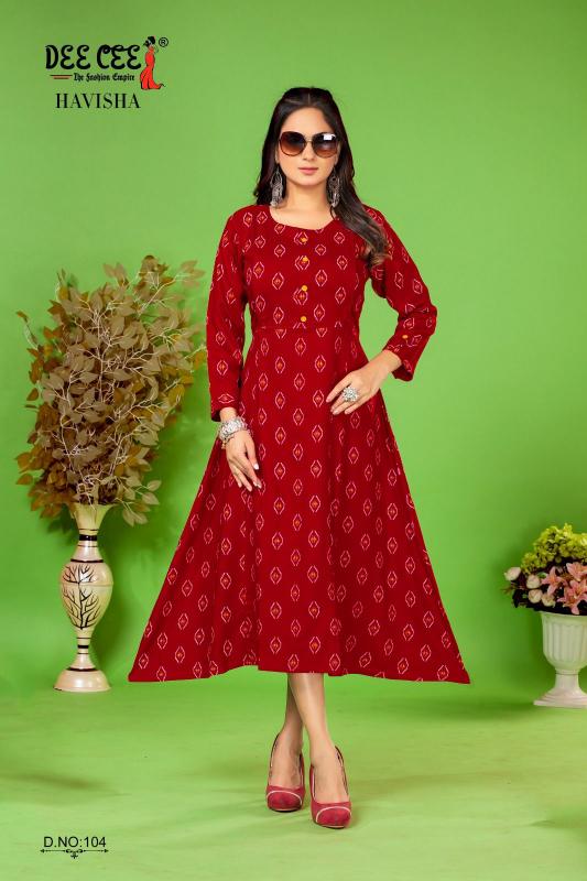 DEECEE HIVISA Kurti Wholesale catalog