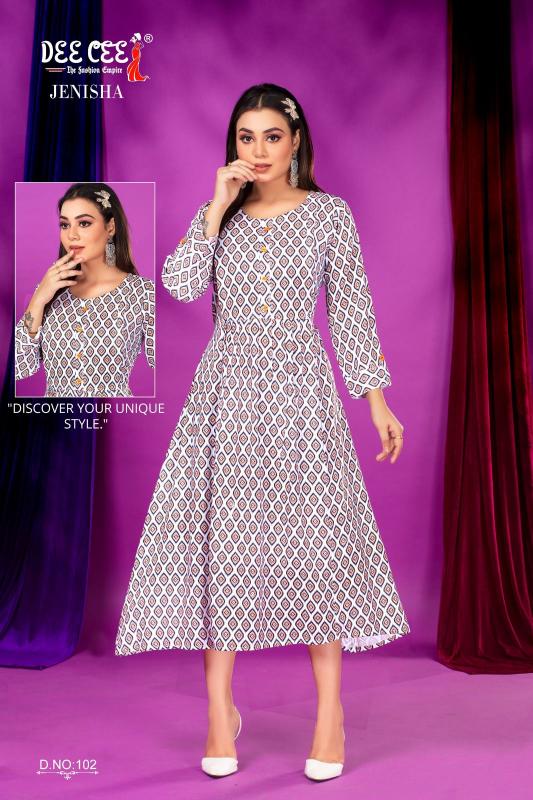DEECEE JENISHA Kurti Wholesale catalog