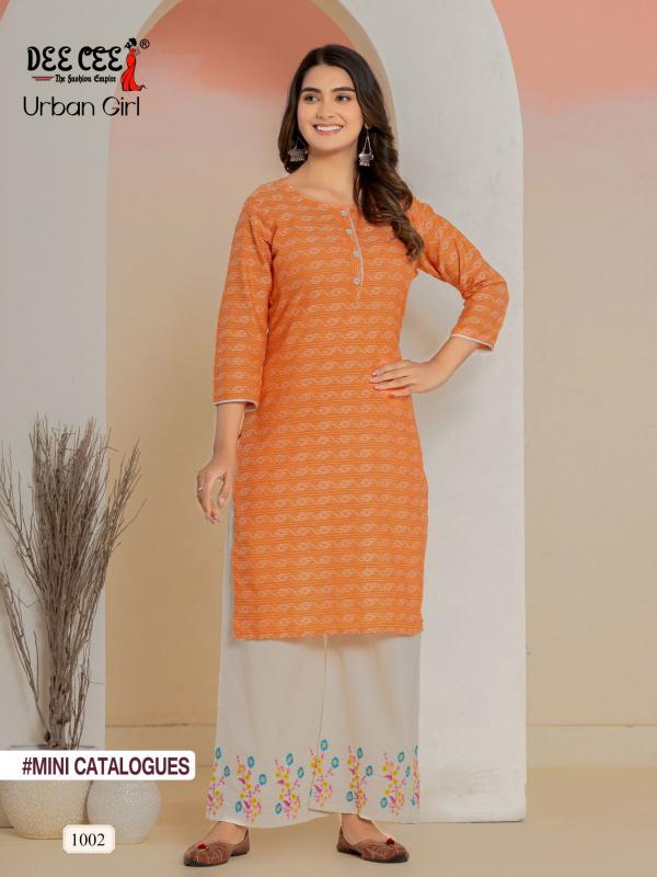DEECEE URBAN GIRL Kurti Wholesale catalog
