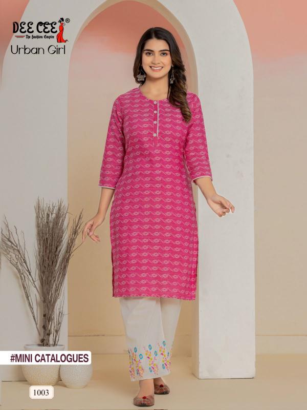 DEECEE URBAN GIRL Kurti Wholesale catalog
