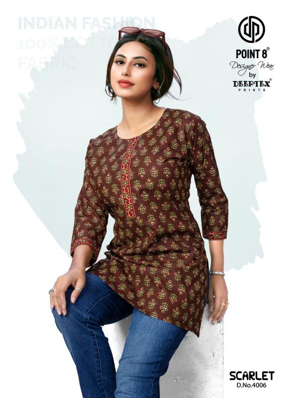 Deeptex Scarlet Vol-4 – Short Tops - Wholesale Catalog