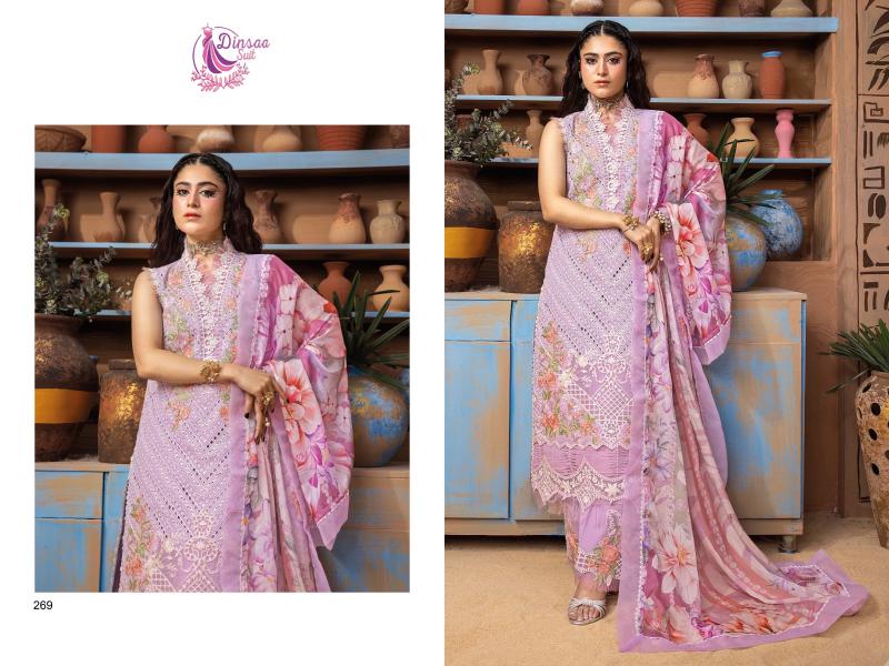 Dinsaa Adan Libas Vol 2 Embroidered Pakistani Suit Wholesale catalog
