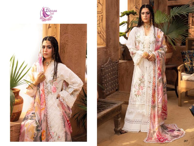 Dinsaa Adan Libas Vol 2 Embroidered Pakistani Suit Wholesale catalog