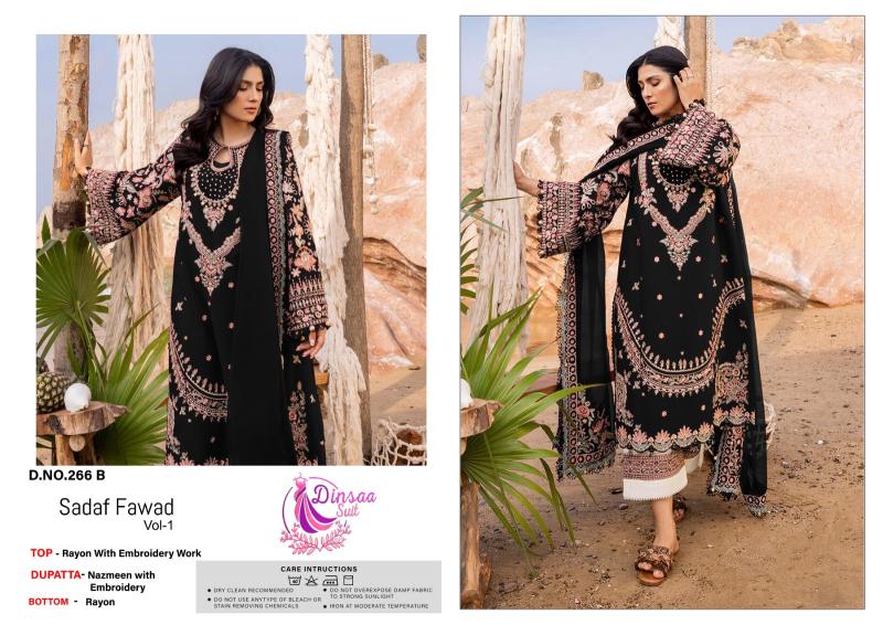 Dinsaa Sadaf Fawad Vol 1 Embroidered Salwar Kameez Wholesale catalog