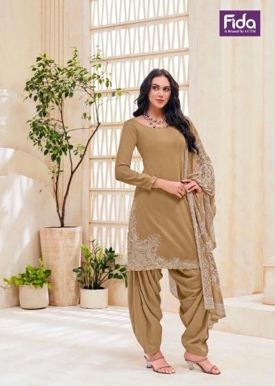 Fida Avyana Cotton Embroidered Dress Material Wholesale catalog