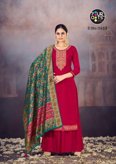 Four Dots Loren Edition 2 Designer Dress Material  Wholesale catalog