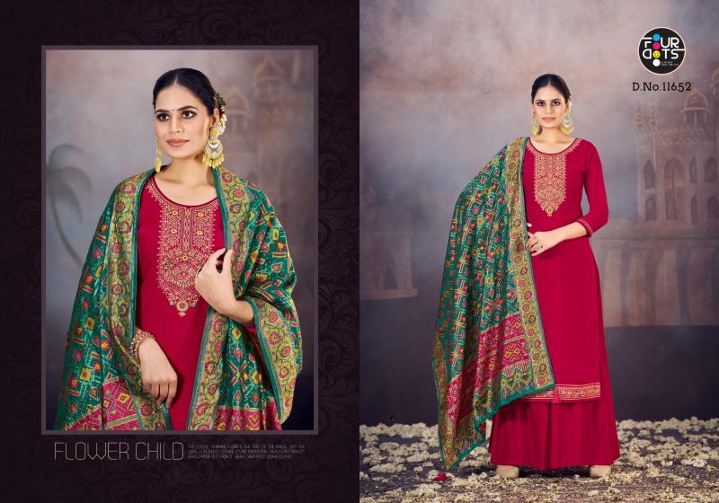 Four Dots Loren Edition 2 Designer Dress Material  Wholesale catalog