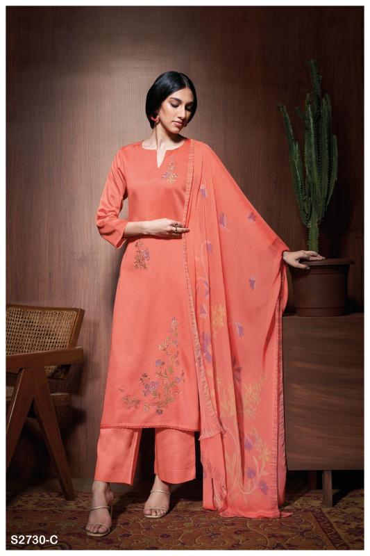 Ganga AASHI 2730 Dress Materials Wholesale catalog