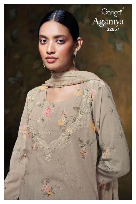 Ganga AGAMYA 2657 Dress Materials Wholesale catalog