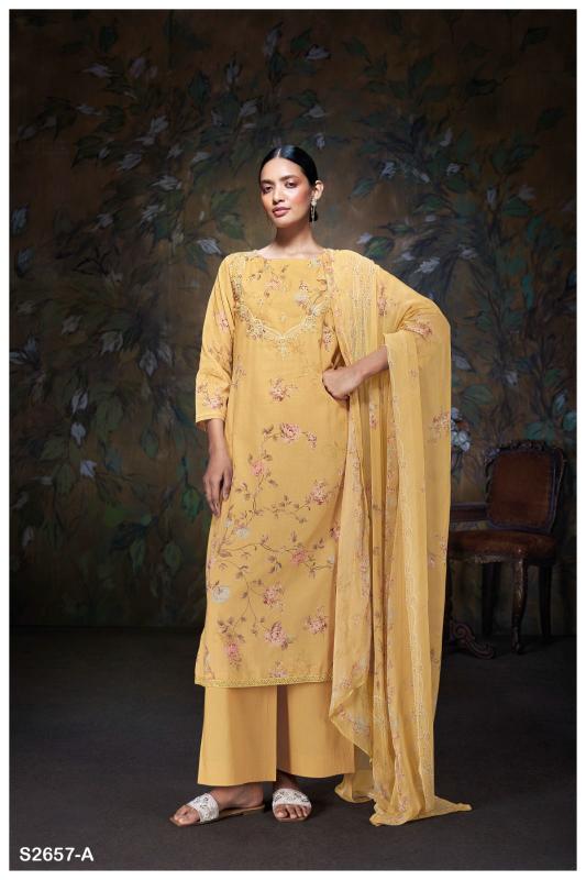 Ganga AGAMYA 2657 Dress Materials Wholesale catalog