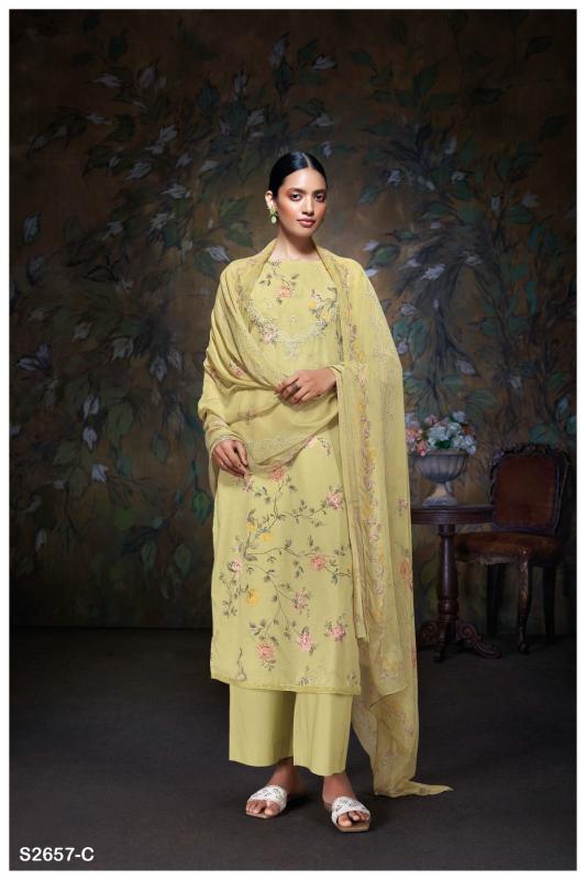 Ganga AGAMYA 2657 Dress Materials Wholesale catalog