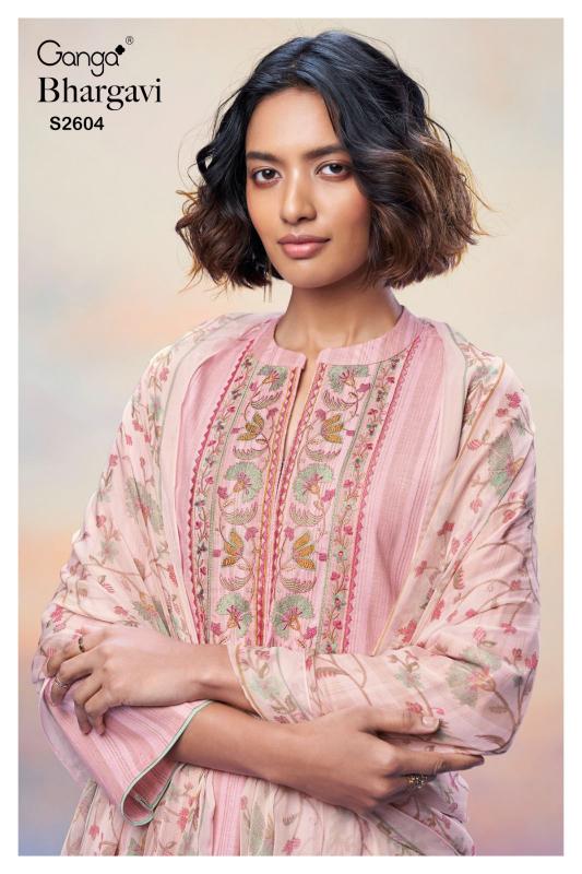 Ganga BHARGAVI 2604 Dress Materials Wholesale catalog