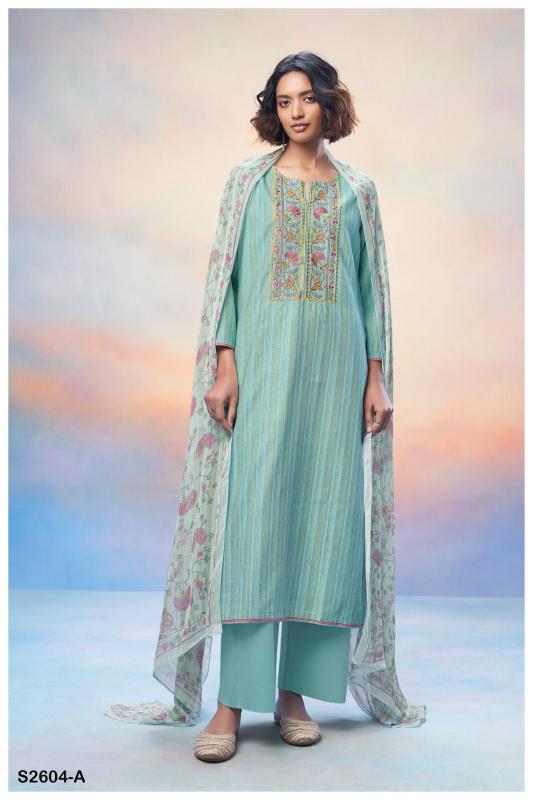 Ganga BHARGAVI 2604 Dress Materials Wholesale catalog