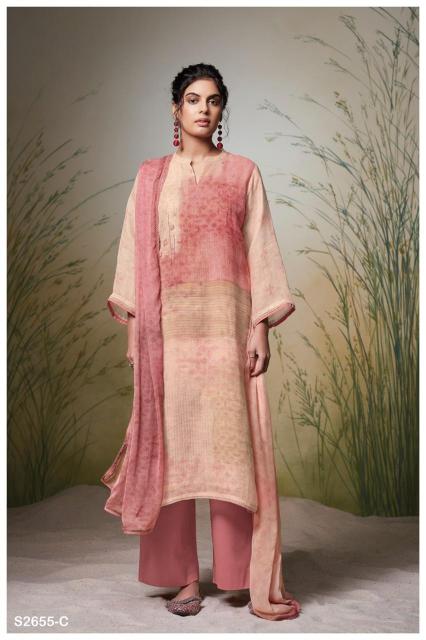 Ganga EMILIANA 2655 Dress Materials Wholesale catalog