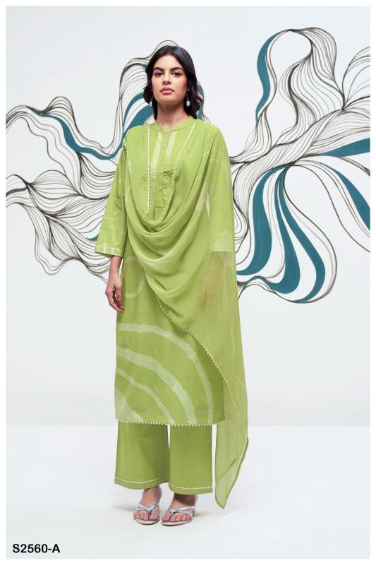 Ganga EMMELINE 2560 Dress Materials Wholesale catalog