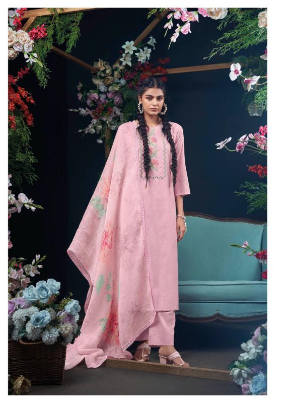 Ganga INDAH Dress Materials Wholesale catalog