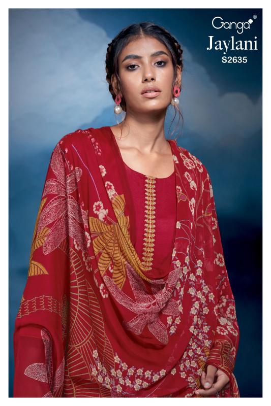 GANGA JAYLANI 2635 Dress Materials Wholesale catalog