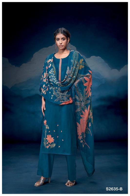 GANGA JAYLANI 2635 Dress Materials Wholesale catalog
