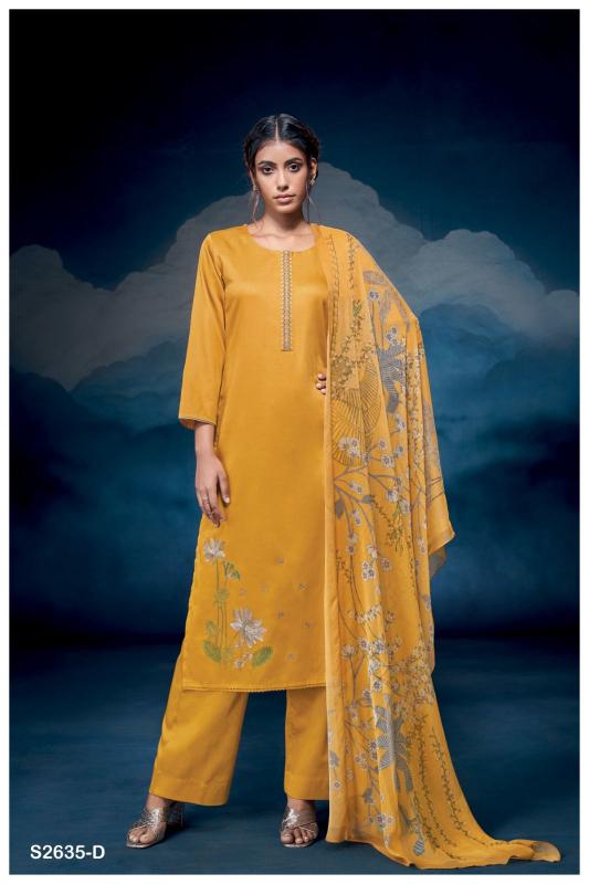 GANGA JAYLANI 2635 Dress Materials Wholesale catalog