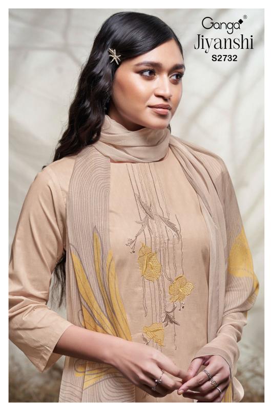 Ganga JIYANSHI 2732 Dress Materials Wholesale catalog