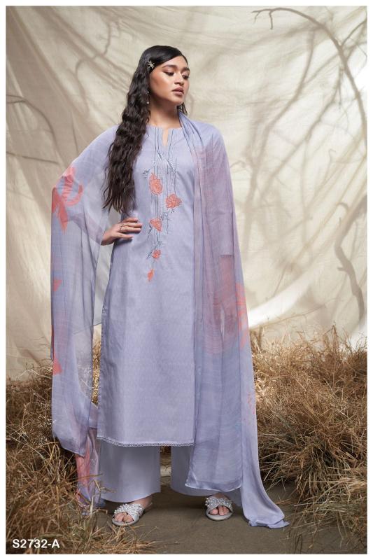 Ganga JIYANSHI 2732 Dress Materials Wholesale catalog