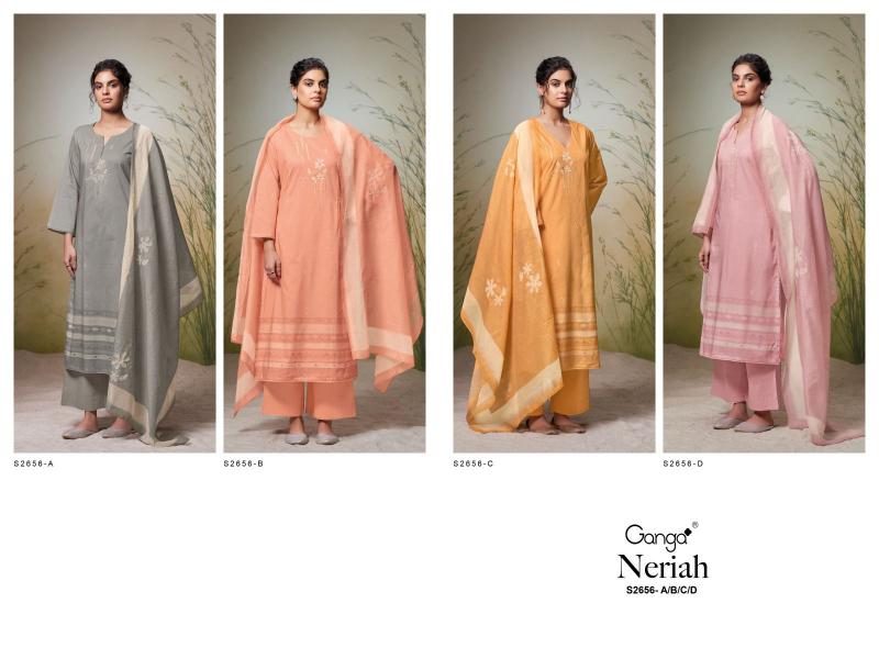 Ganga NERIAH 2656 Dress Materials Wholesale catalog