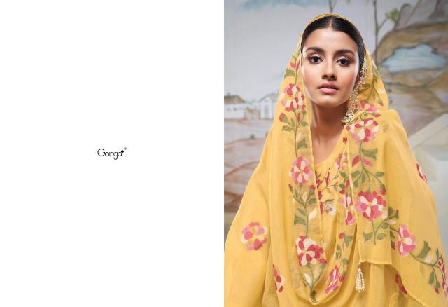 Ganga NYSSA Dress Materials Wholesale catalog