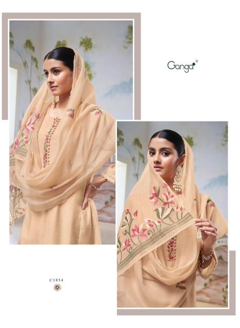 Ganga NYSSA Dress Materials Wholesale catalog