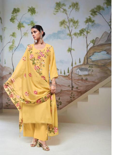 Ganga NYSSA Dress Materials Wholesale catalog