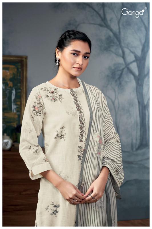 GANGA SHREENIKIA 2725 Dress Materials Wholesale catalog