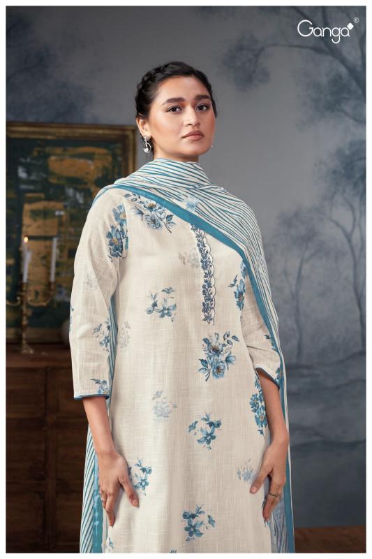 GANGA SHREENIKIA 2725 Dress Materials Wholesale catalog