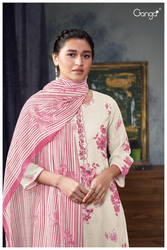 GANGA SHREENIKIA 2725 Dress Materials Wholesale catalog