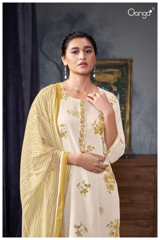 GANGA SHREENIKIA 2725 Dress Materials Wholesale catalog