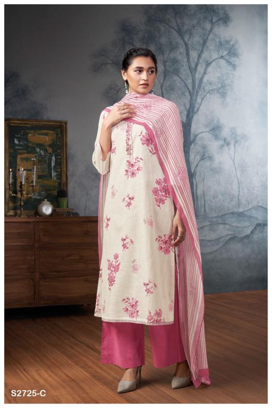 GANGA SHREENIKIA 2725 Dress Materials Wholesale catalog