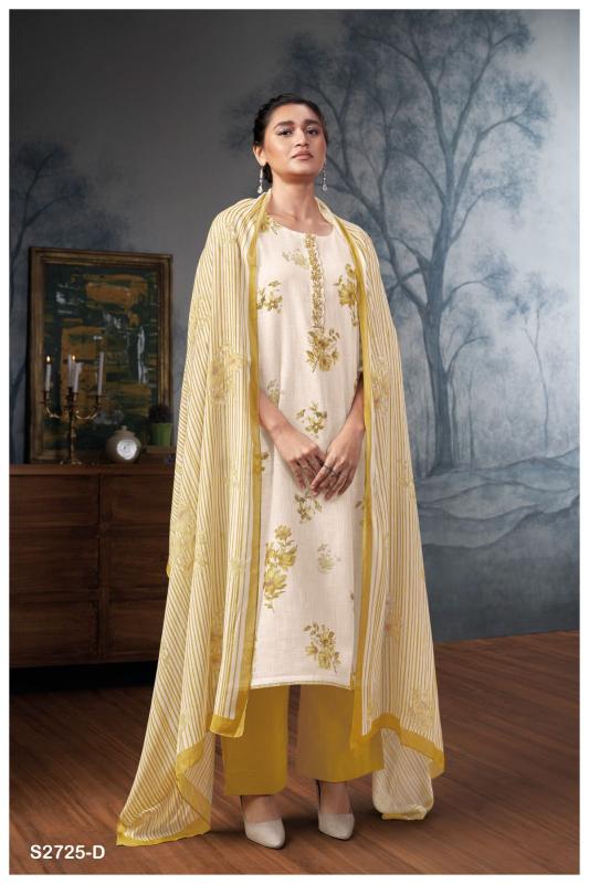 GANGA SHREENIKIA 2725 Dress Materials Wholesale catalog