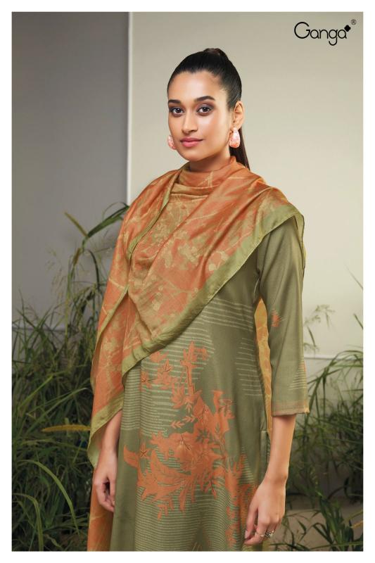 Ganga TELINEAH 2358 Dress Materials Wholesale catalog