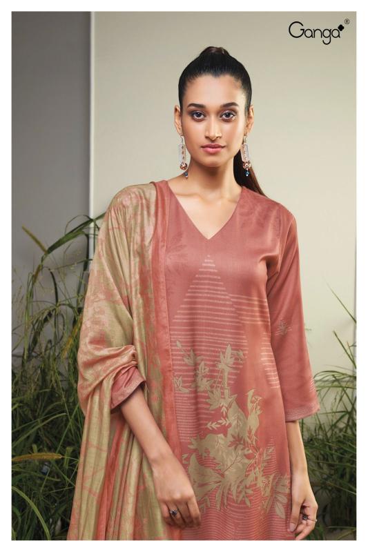 Ganga TELINEAH 2358 Dress Materials Wholesale catalog
