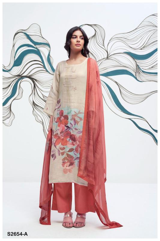 GANGA WINONA 2654 Dress Materials Wholesale catalog