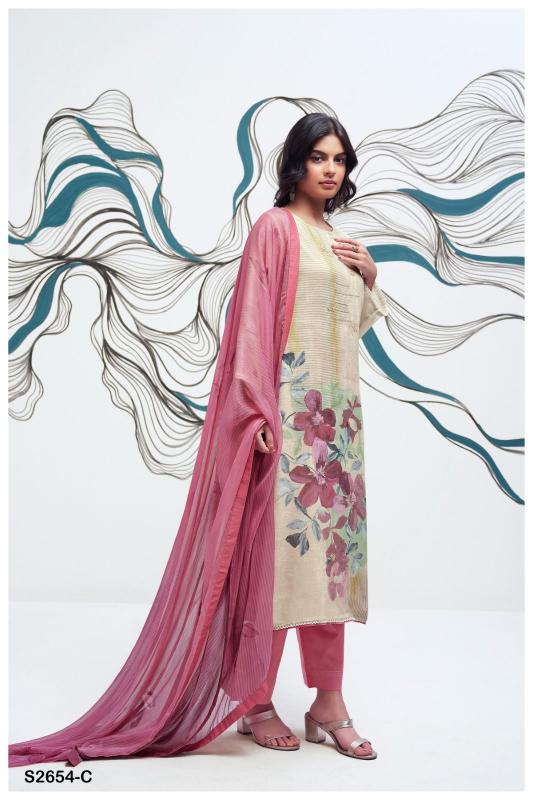 GANGA WINONA 2654 Dress Materials Wholesale catalog