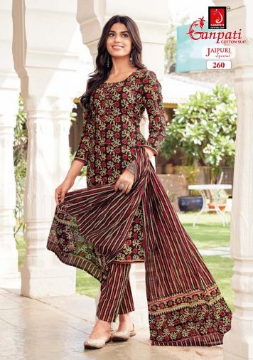 Ganpati Jaipuri Special Vol-11 – Dress Material - Wholesale Catalog