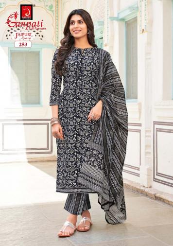 Ganpati Jaipuri Special Vol-11 – Dress Material - Wholesale Catalog