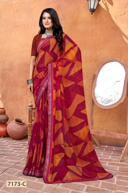 INDER SILK MILLS ATLANTA 7173 SAREE Wholesale catalog