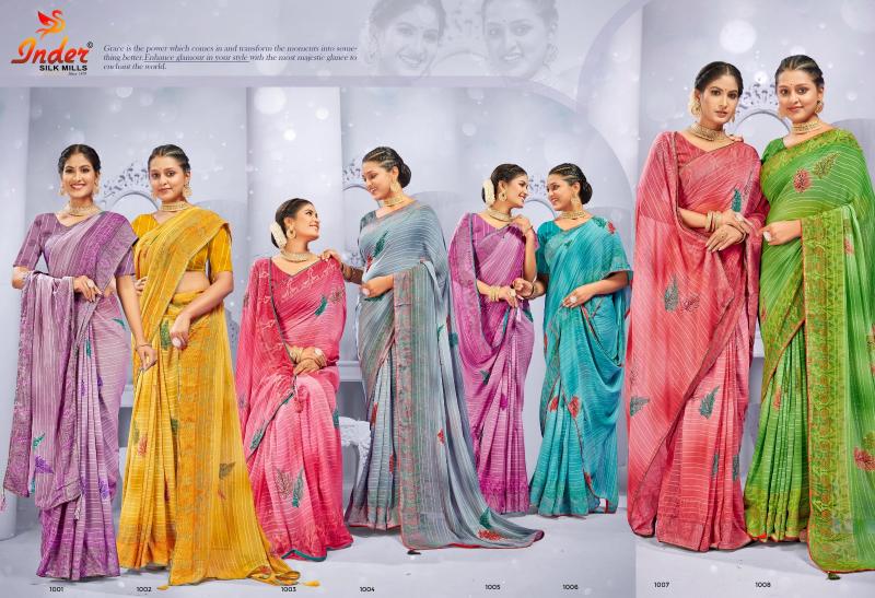 INDER SILK MILLS TRANSFORMER 5907 Saree Wholesale catalog