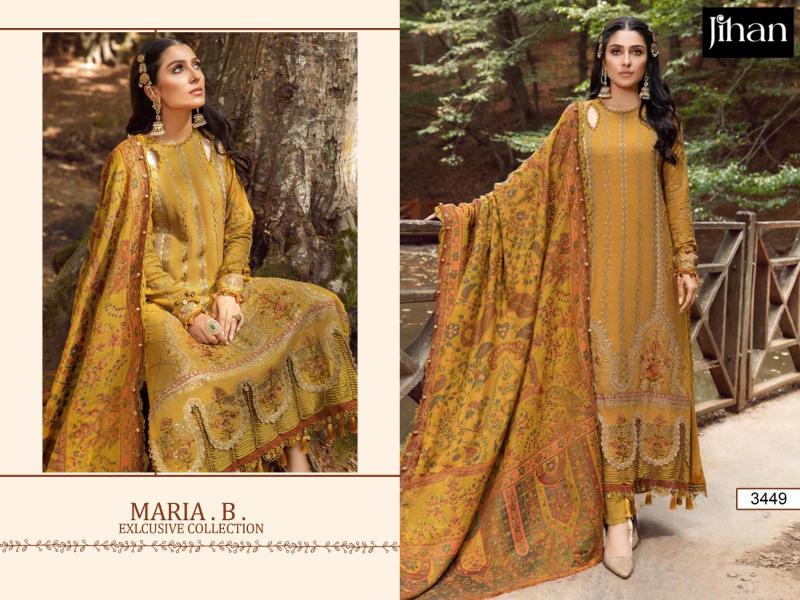 Jihan Maria B Chiffon Dupatta Salwar Kameez Wholesale catalog