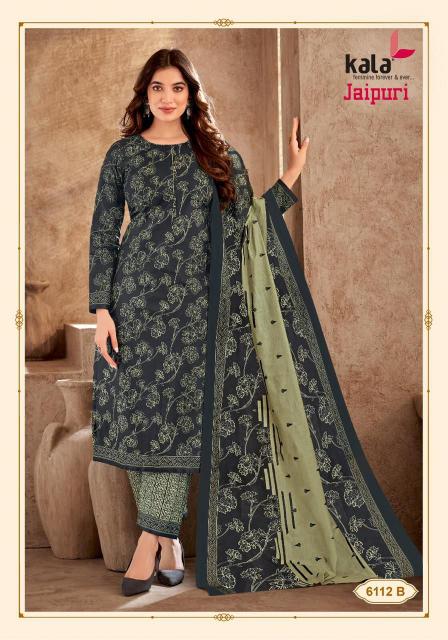Kala Jaipuri Vol 5 Premium Cotton Dress Material Wholesale catalog