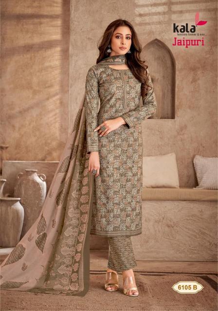 Kala Jaipuri Vol 5 Premium Cotton Dress Material Wholesale catalog