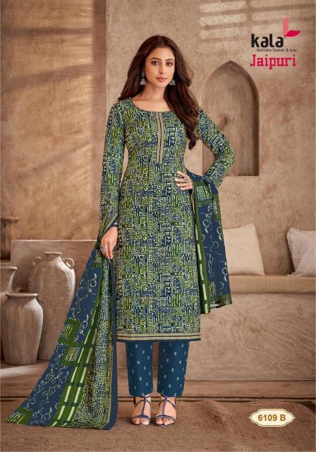 Kala Jaipuri Vol 5 Premium Cotton Dress Material Wholesale catalog