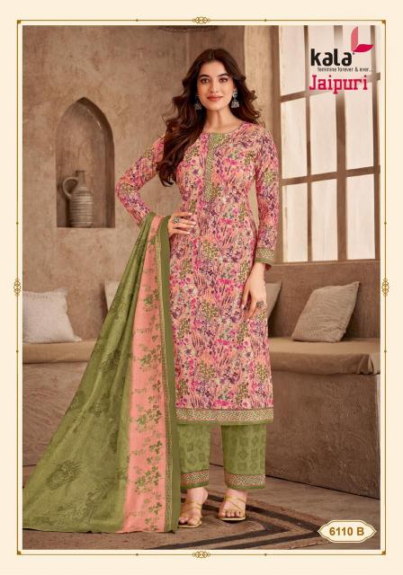 Kala Jaipuri Vol 5 Premium Cotton Dress Material Wholesale catalog
